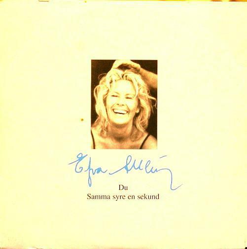 ATTLING - EFVA ATTLING Du Samma Syre Promo Cardboard CD Single - atonal.se