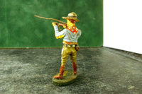 COMPOSITION ELASTOLIN WW Wild West Cowboy Standing Shooting Rifle ~7cm G - atonal.se