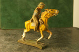 COMPOSITION LINEOL WW Wild West Cowboy Mounted Incomplete ~7cm B - atonal.se