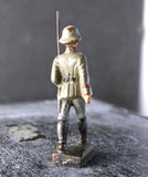 COMPOSITION LINEOL WWI World War Red Line German Army Soldier Marching1 ~6,5cm M - atonal.se