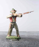 COMPOSITION PLASTINOL Wild West Cowboy Standing Rifle Shooting Front ~7cm U - atonal.se